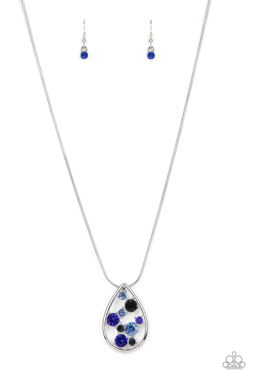 Seasonal Sophistication - Paparazzi Accessories Blue $5 Jewelry with Janet Morgan Necklace