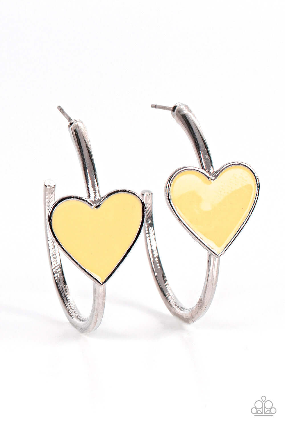 Kiss Up - Paparazzi Accessories Yellow Earring $5 Jewelry with Janet Morgan Earrings