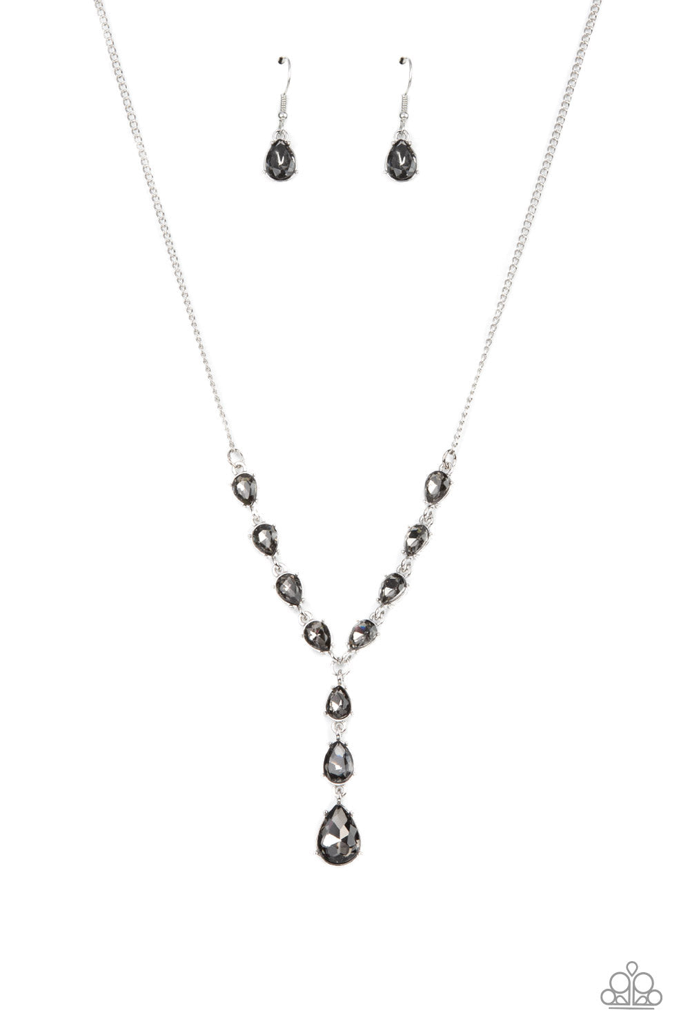 Park Avenue A-Lister - Silver Paparazzi Accessories Necklace $5 Jewelry with Janet Morgan Necklaces