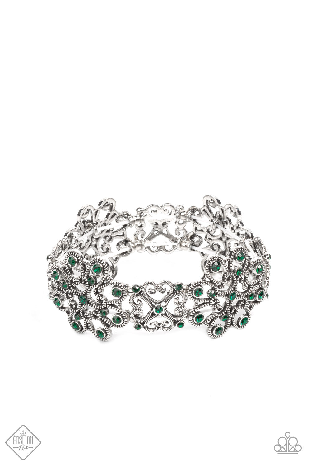 Regal Recognition - Green Paparazzi Accessories Bracelet $5 Jewelry with Janet Morgan Bracelets