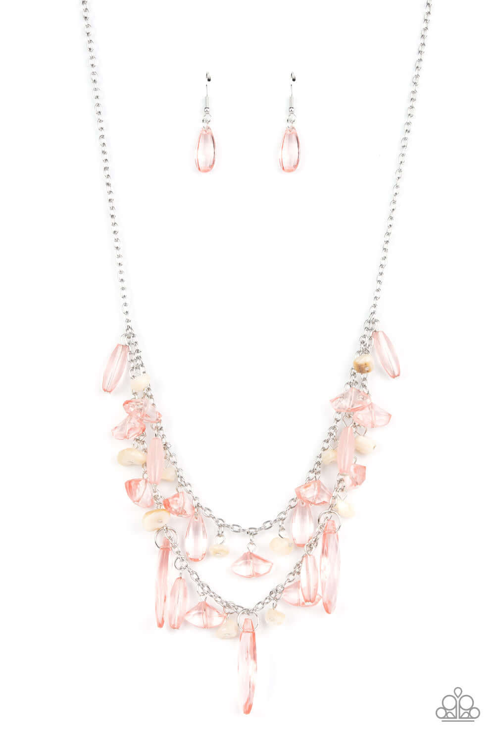 Candlelit Cabana - Pink - Paparazzi Accessories Necklace $5 Jewelry with Janet Morgan Necklace