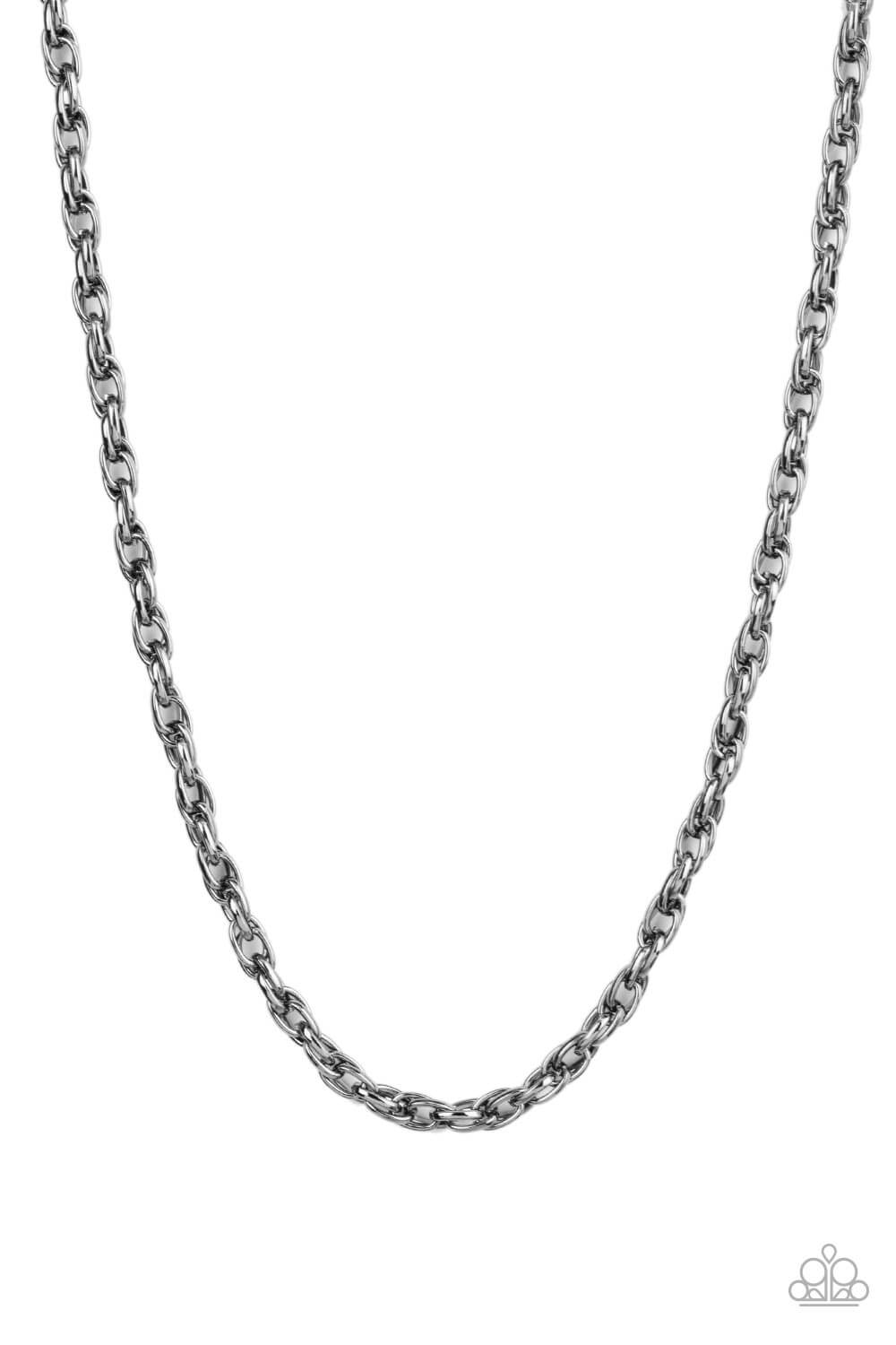 Chopper Hopper - Paparazzi Accessories Mens Black Necklace $5 Jewelry with Janet Morgan Necklace