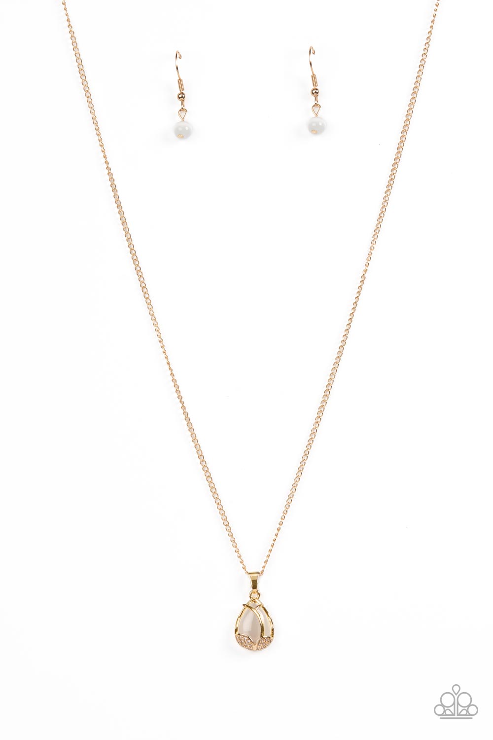 Top-Notch Trinket - Gold Paparazzi Necklace $5 Jewelry with Janet Morgan Necklaces