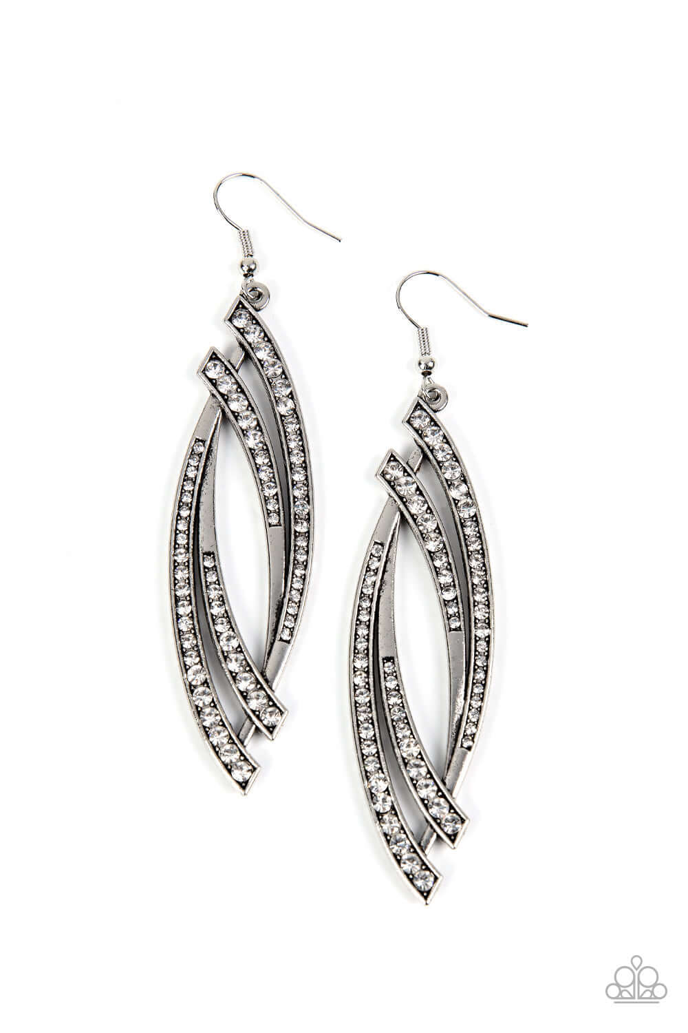 Twinkle for Two - White Paparazzi Earrings $5 Jewelry with Janet Morgan Earrings