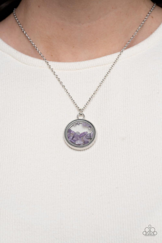 Gemstone Guru - Purple Paparazzi Necklace $5 Jewelry with Janet Morgan Necklace