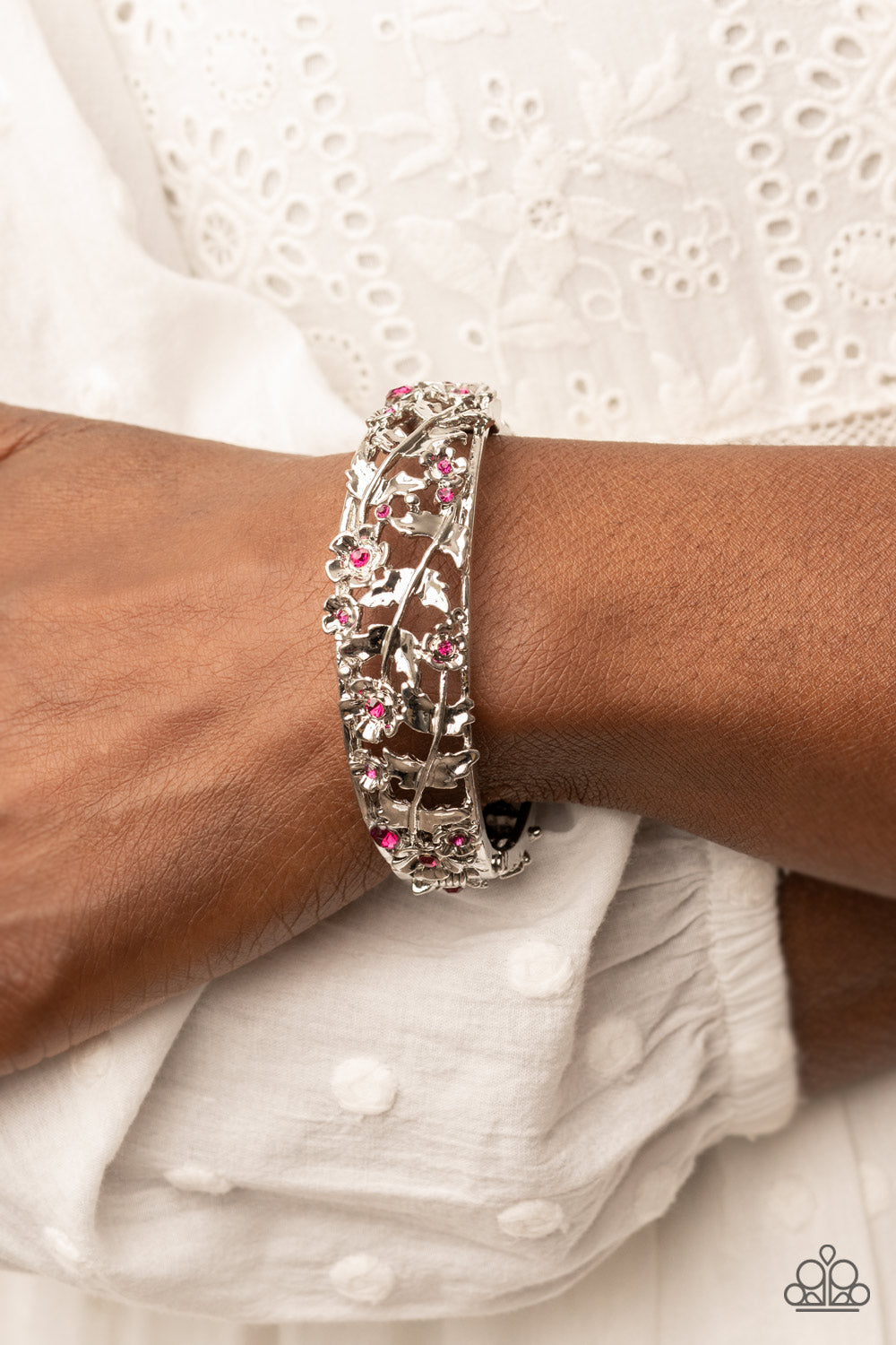 Ripe for the Picking - Pink Paparazzi Accessories Bracelet $5 Jewelry with Janet Morgan Bracelets