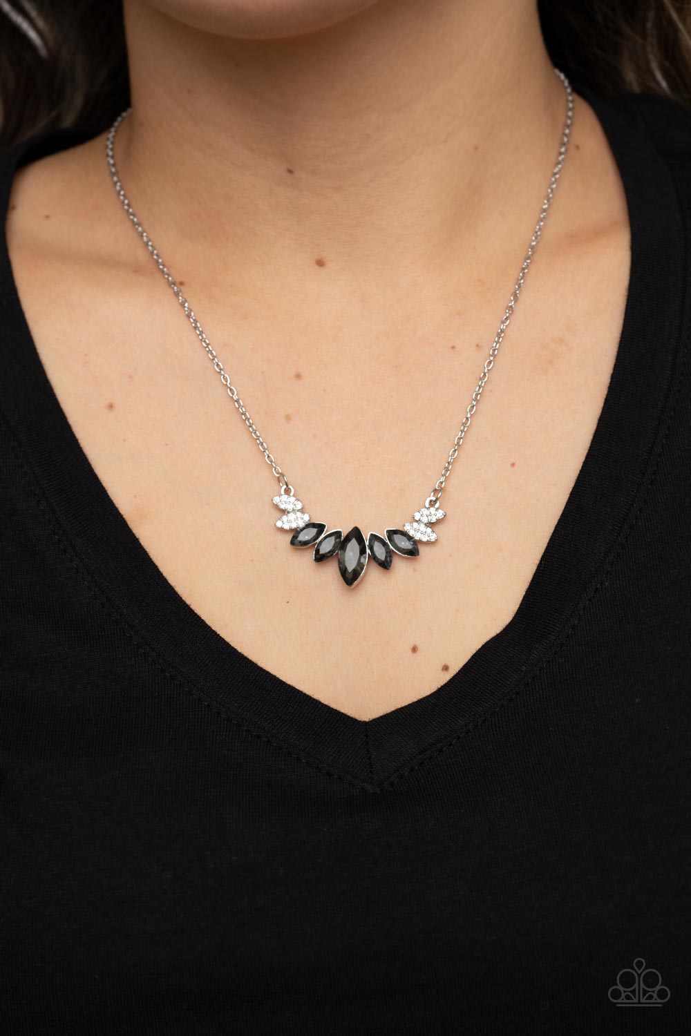 One Empire at a Time - Silver Paparazzi Necklace $5 Jewelry with Janet Morgan Necklaces