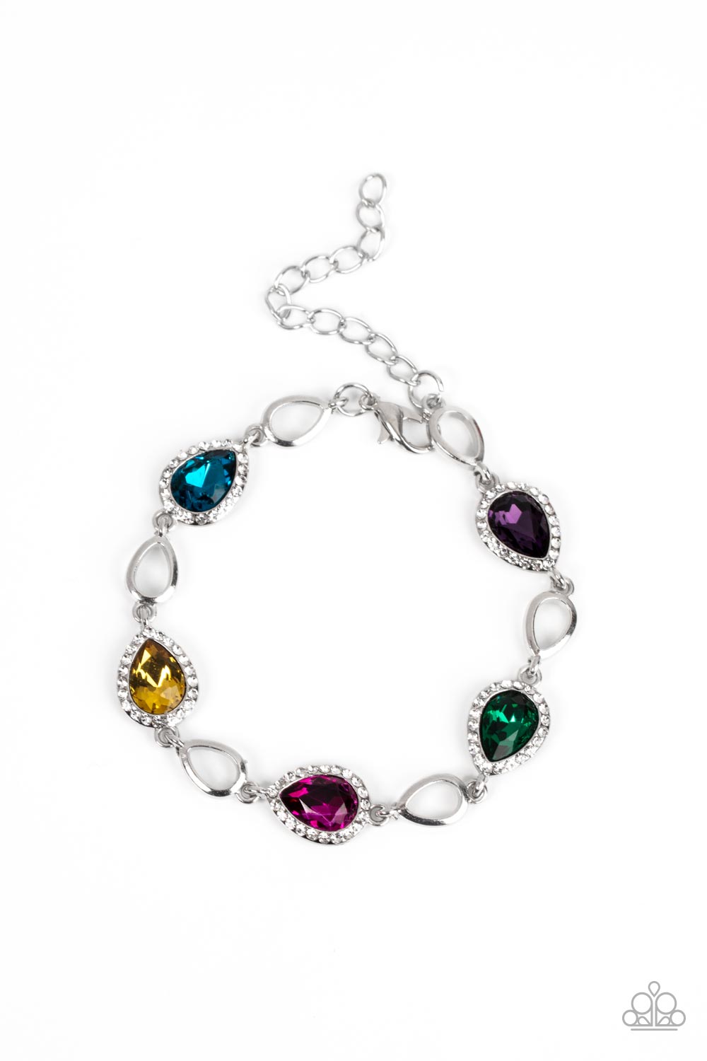 Timelessly Teary - Multi Paparazzi Accessories Bracelet $5 Jewelry with Janet Morgan Bracelets