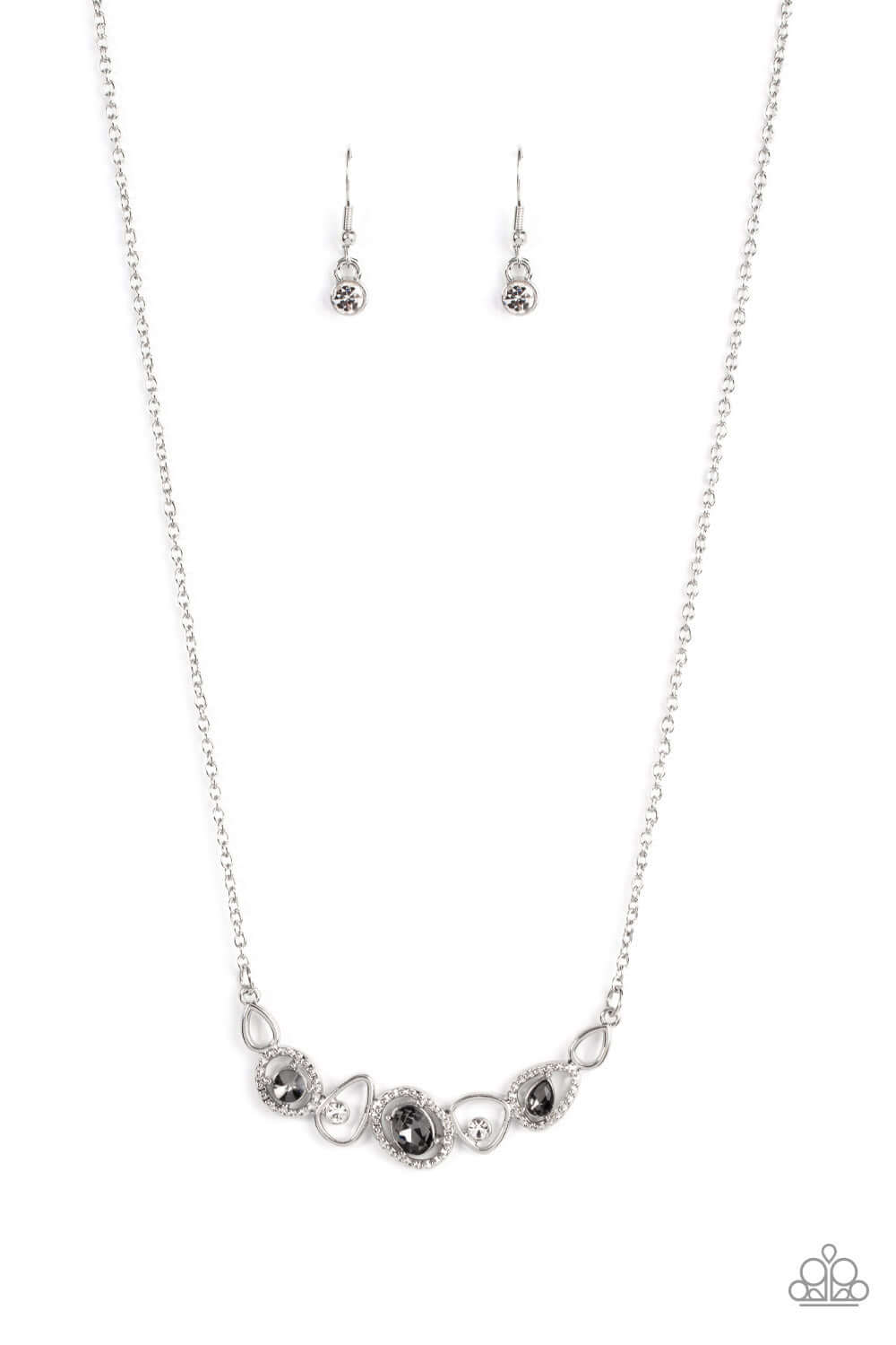 Celestial Cadence - Paparazzi Accessories Silver Necklace $5 Jewelry with Janet Morgan Necklace