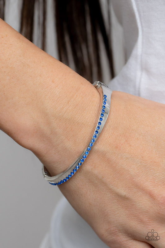 Palace Penthouse - Paparazzi Accessories Blue Bracelet $5 Jewelry with Janet Morgan Bracelets