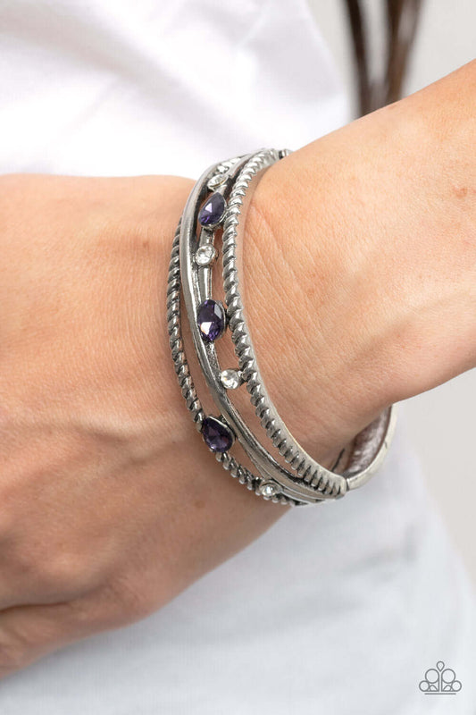 Bonus Bling - Paparazzi Accessories Purple Bracelet $5 Jewelry with Janet Morgan Bracelets