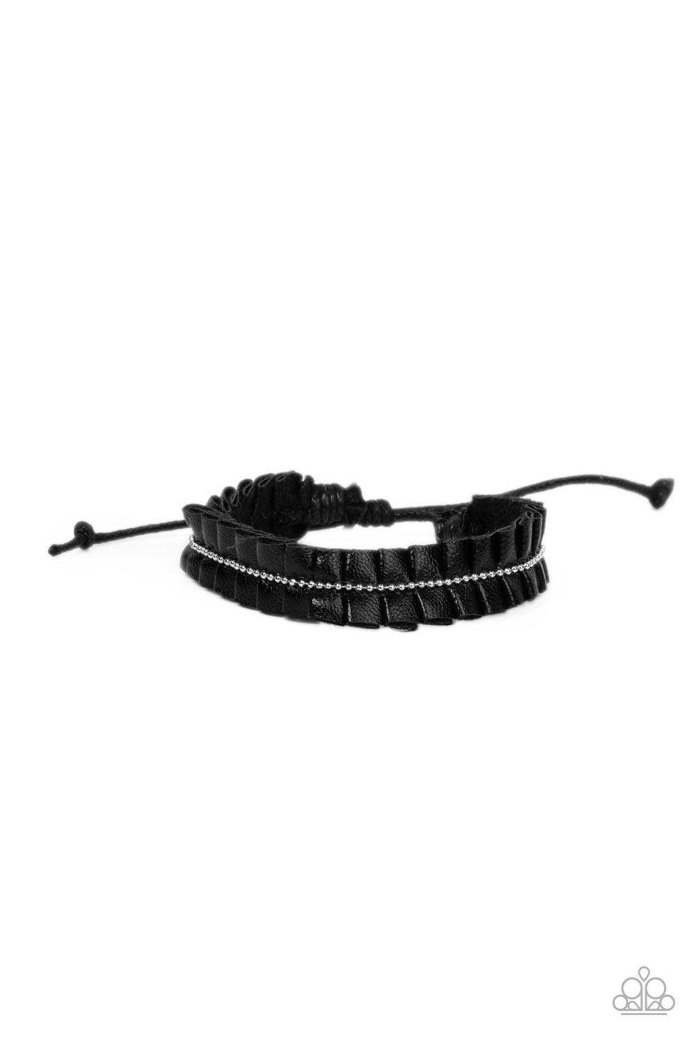 Hard to PLEATS - Black Paparazzi Accessories Bracelet $5 Jewelry with Janet Morgan Bracelets