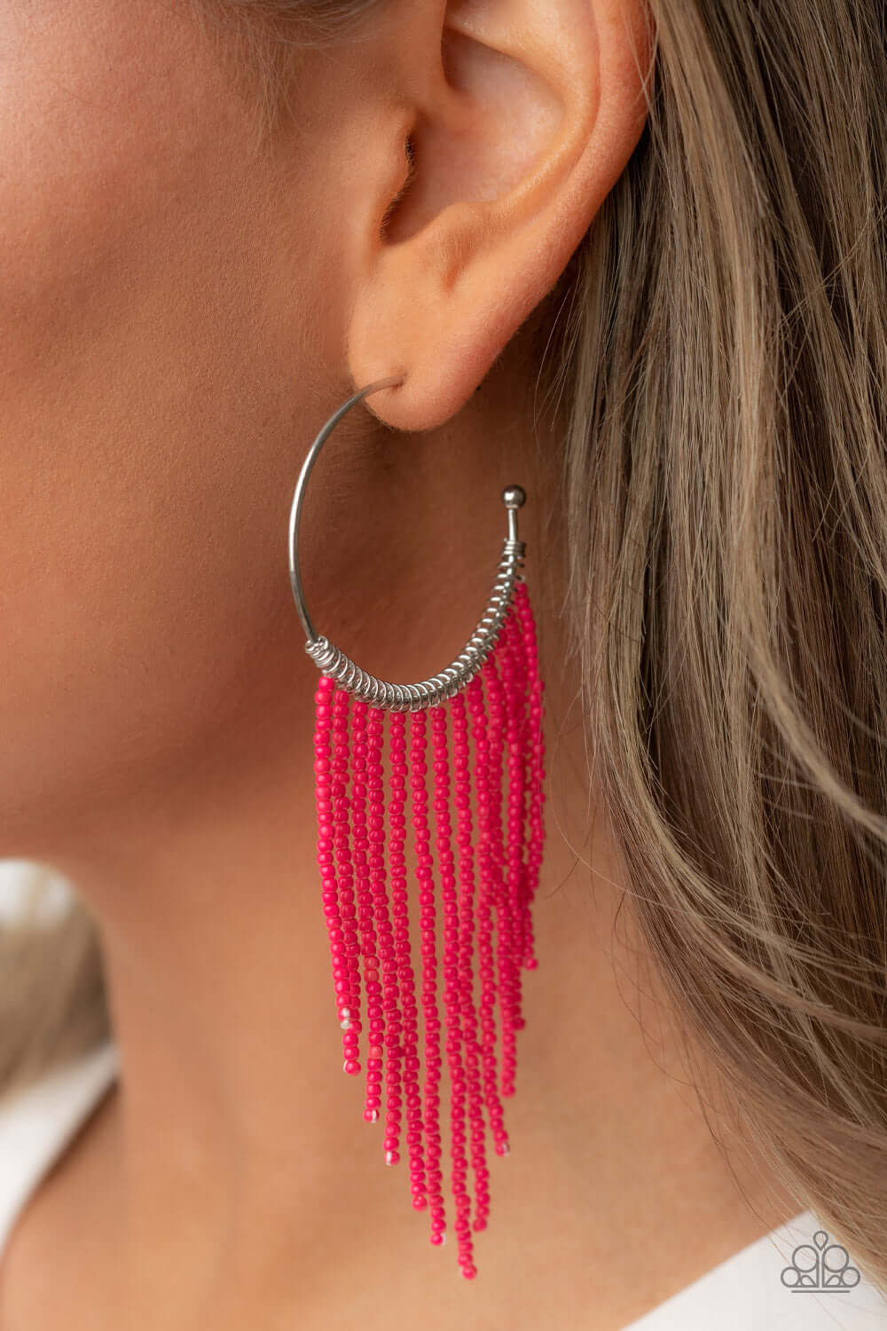 Saguaro Breeze - Pink Paparazzi Accessories Earrings $5 Jewelry with Janet Morgan Earrings