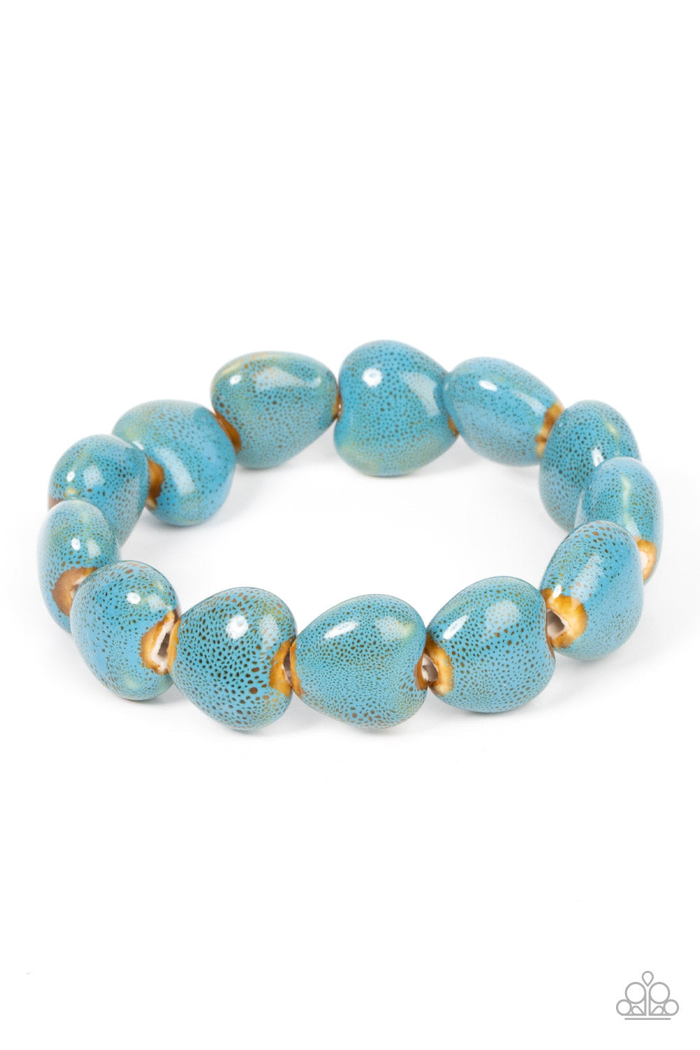 GLAZE a Trail - Blue Paparazzi Accessories Bracelet $5 Jewelry with Janet Morgan Bracelets