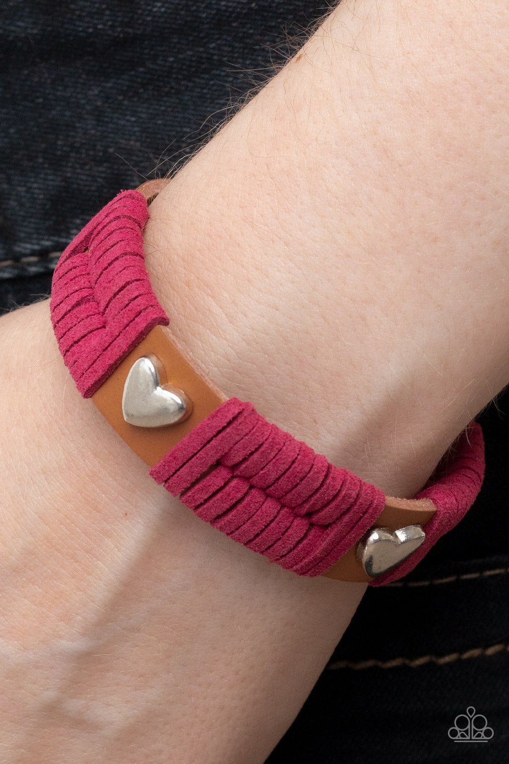 Lusting for Wanderlust - Pink Paparazzi Accessories Bracelet $5 Jewelry with Janet Morgan Bracelets