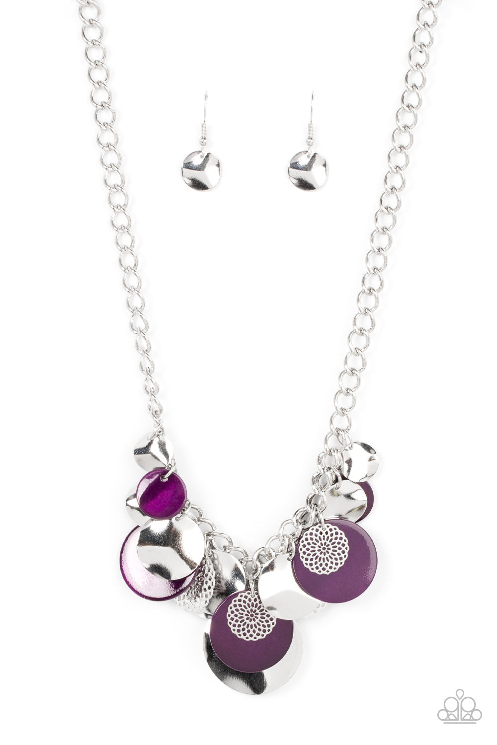 Oceanic Opera - Paparazzi Accessories Purple Necklace $5 Jewelry with Janet Morgan Jewelry