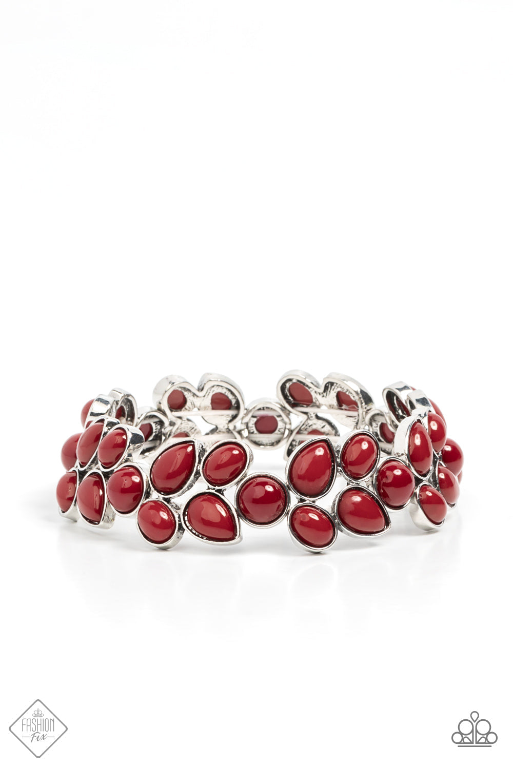 Marina Romance - Red Paparazzi Bracelet $5 Jewelry with Janet Morgan Bracelets