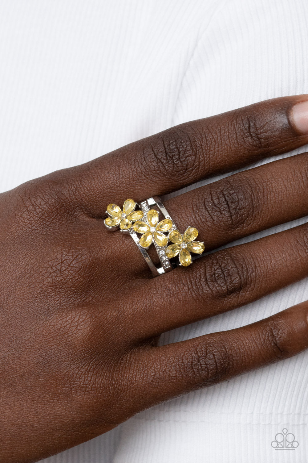 Posh Petals - Paparazzi Accessories Yellow Ring $5 Jewelry with Janet Morgan rings