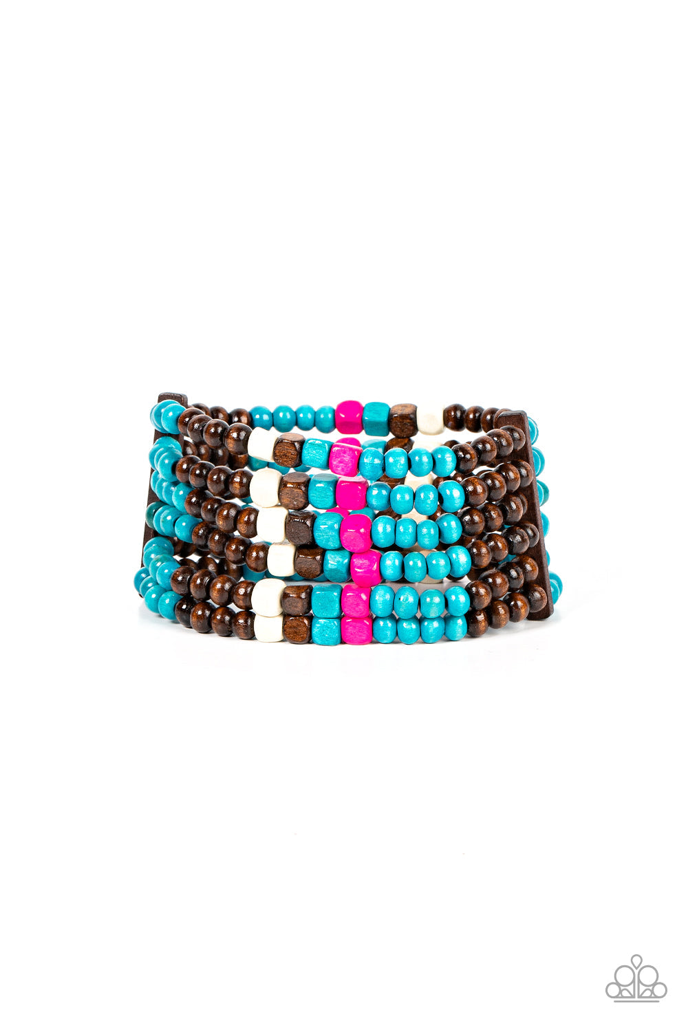 Dive into Maldives - Blue - Paparazzi Accessories Bracelet $5 Jewelry with Janet Morgan Bracelets