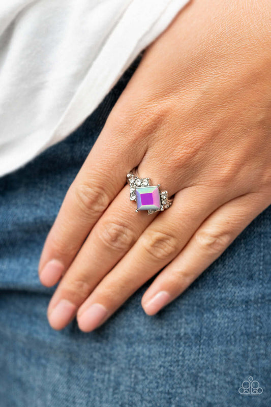 Mind-Blowing Brilliance - Paparazzi Accessories Purple Ring $5 Jewelry with Janet Morgan rings