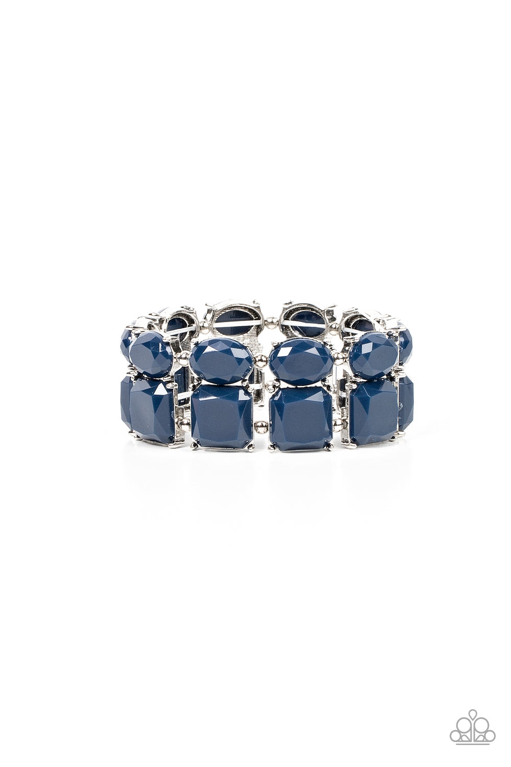 Dont Forget Your Toga - Paparazzi Accessories Blue Bracelet $5 Jewelry with Janet Morgan Bracelets