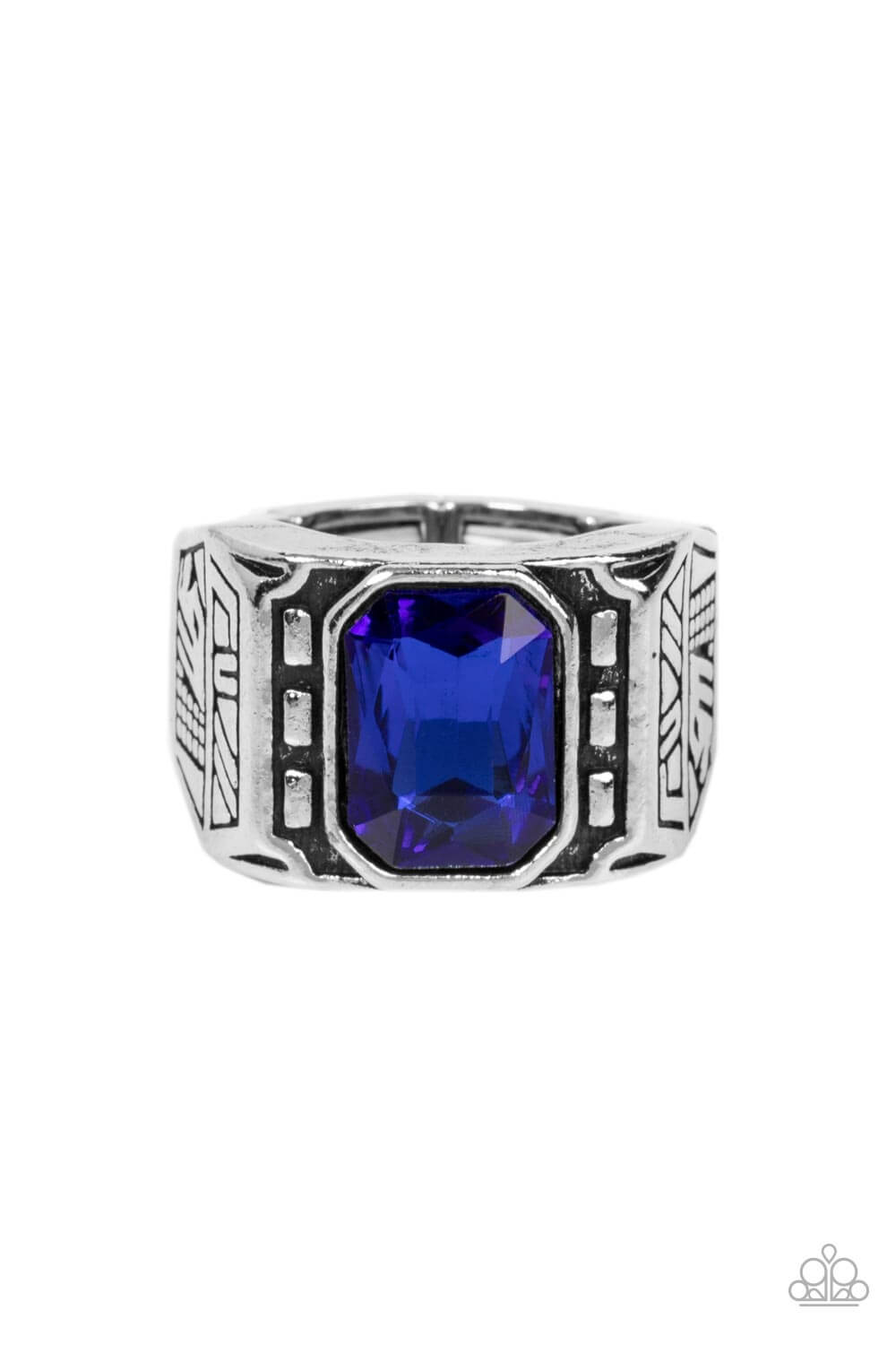 Metro Magnate - Paparazzi Accessories Blue Ring $5 Jewelry with Janet Morgan Jewelry