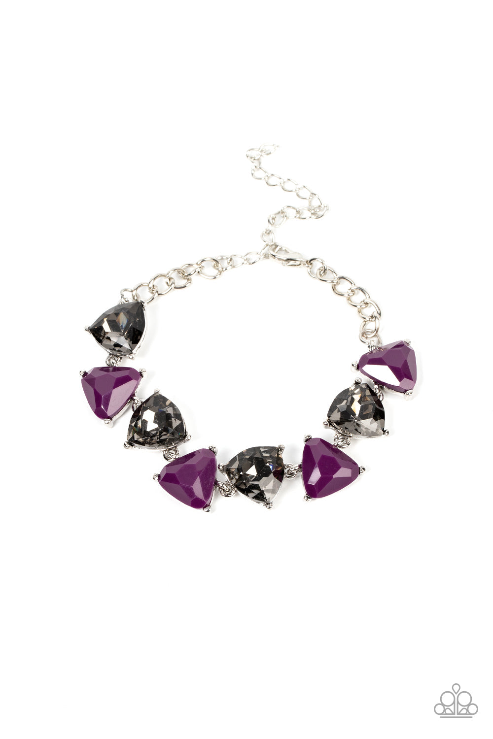 Pumped up Prisms - Paparazzi Accessories Purple Bracelet $5 Jewelry with Janet Morgan Bracelets