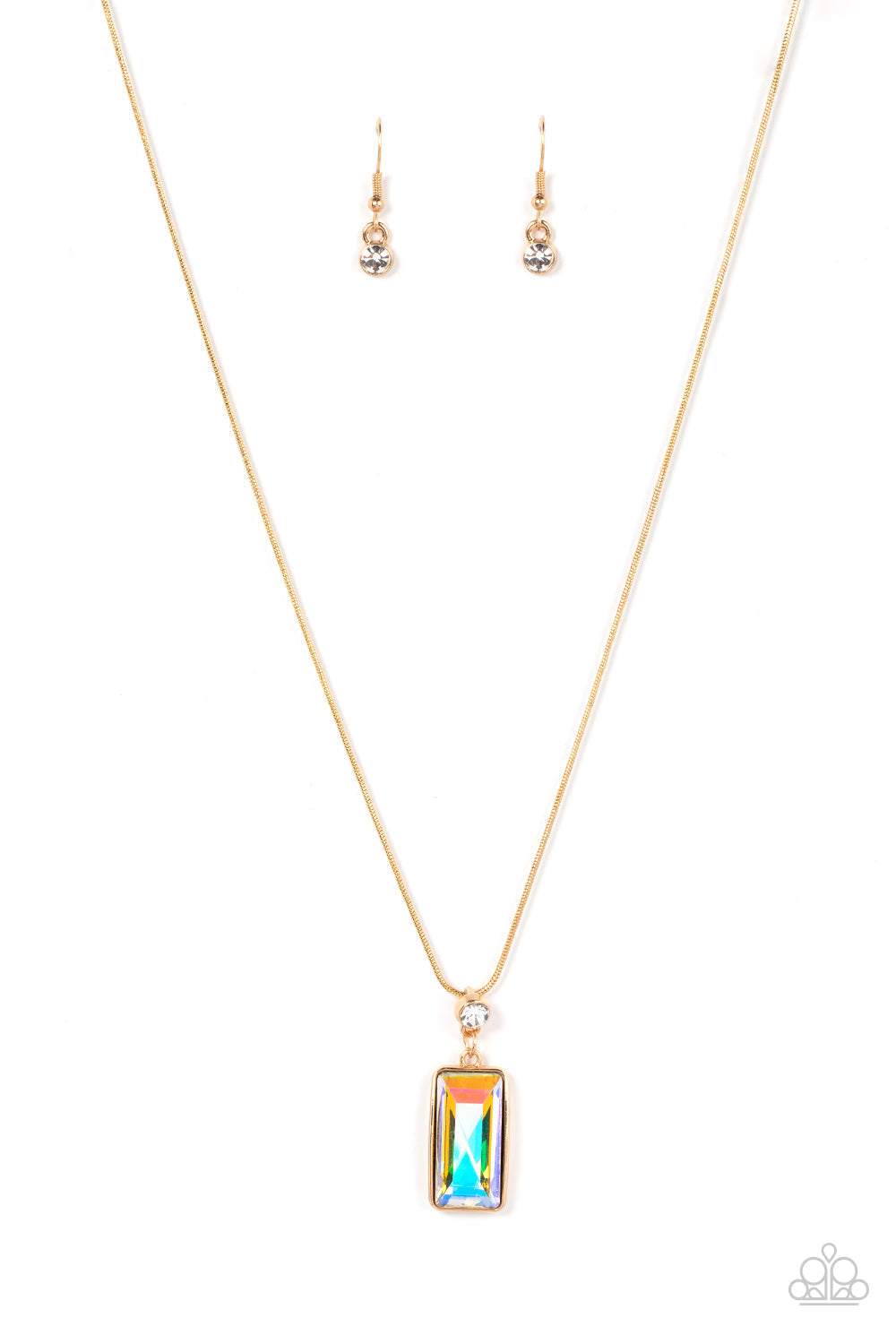 Cosmic Curator - Paparazzi Accessories Gold Necklace $5 Jewelry with Janet Morgan Necklace