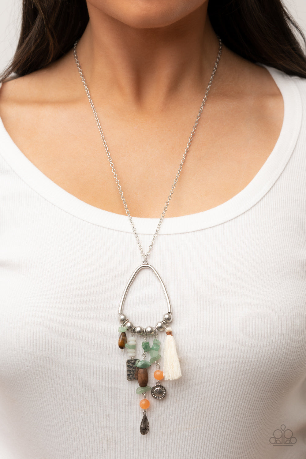 Listen to Your Soul - Green Paparazzi Accessories Necklace $5 Jewelry with Janet Morgan Necklaces