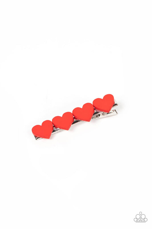 Sending You Love - Red $5 Jewelry with Janet Morgan Hair Accessories