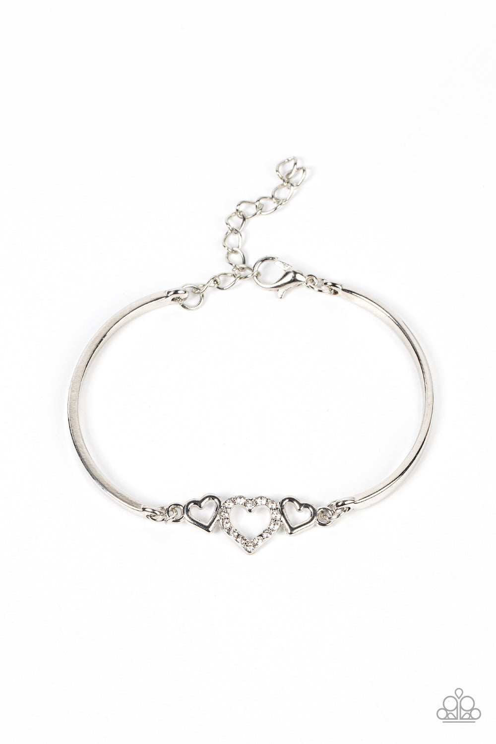 Cupids Confessions - Paparazzi Accessories White Bracelet $5 Jewelry with Janet Morgan Bracelets