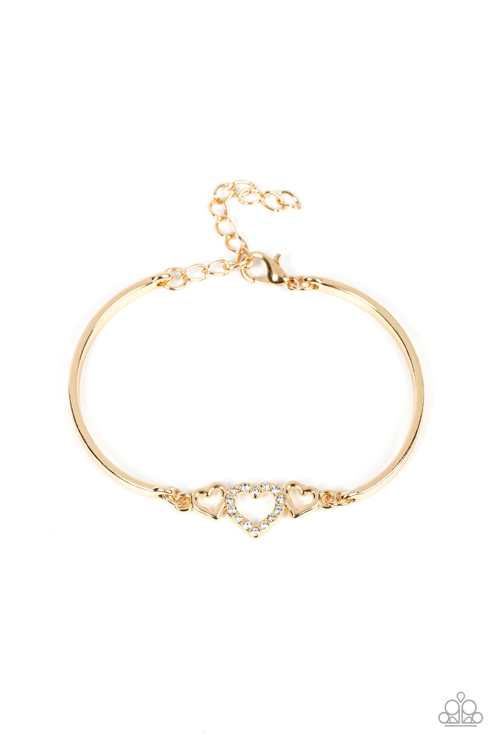 Cupids Confessions - Paparazzi Accessories Gold Bracelet $5 Jewelry with Janet Morgan Bracelets