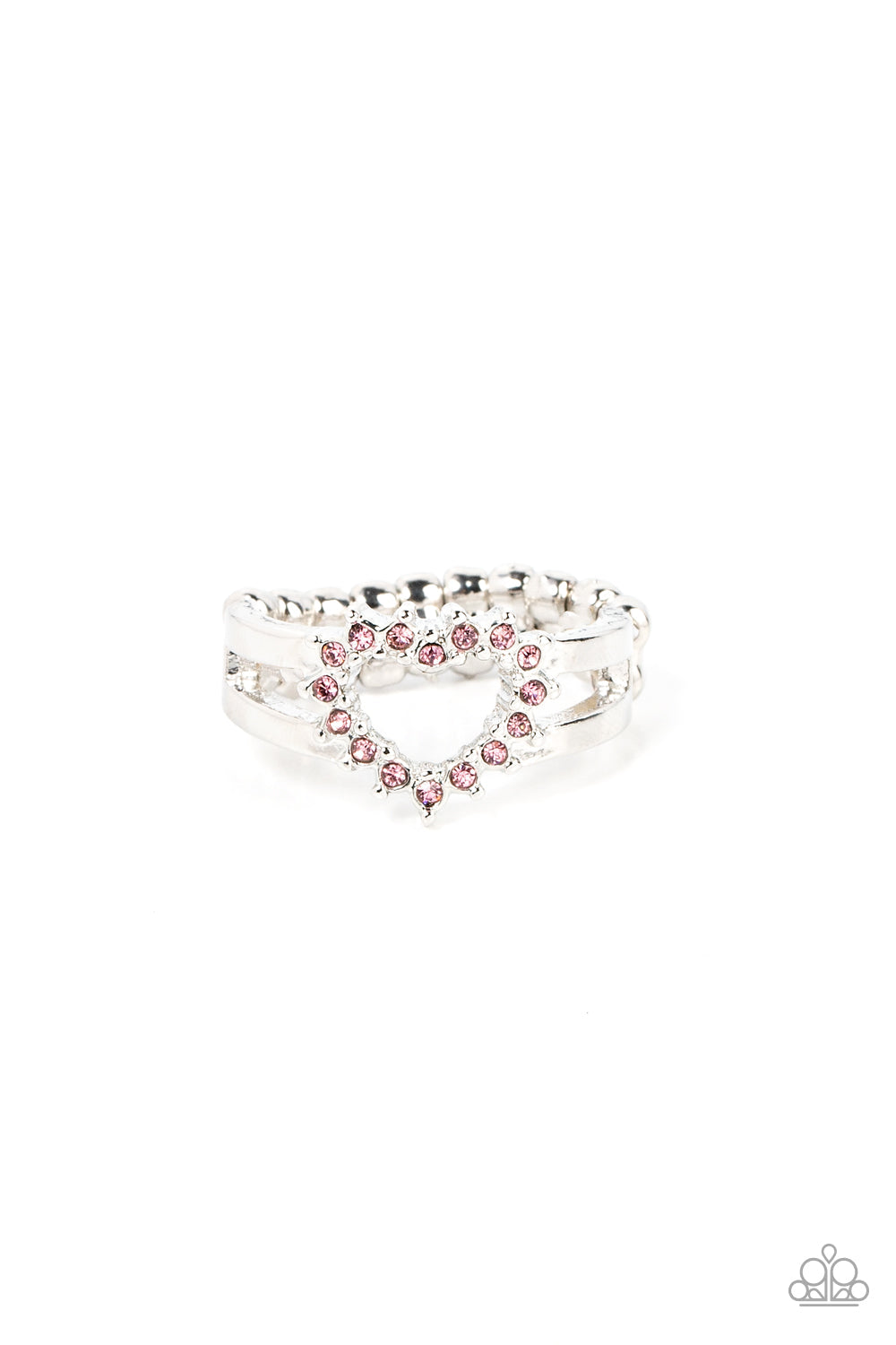 First Kisses - Pink Paparazzi Ring $5 Jewelry with Janet Morgan rings