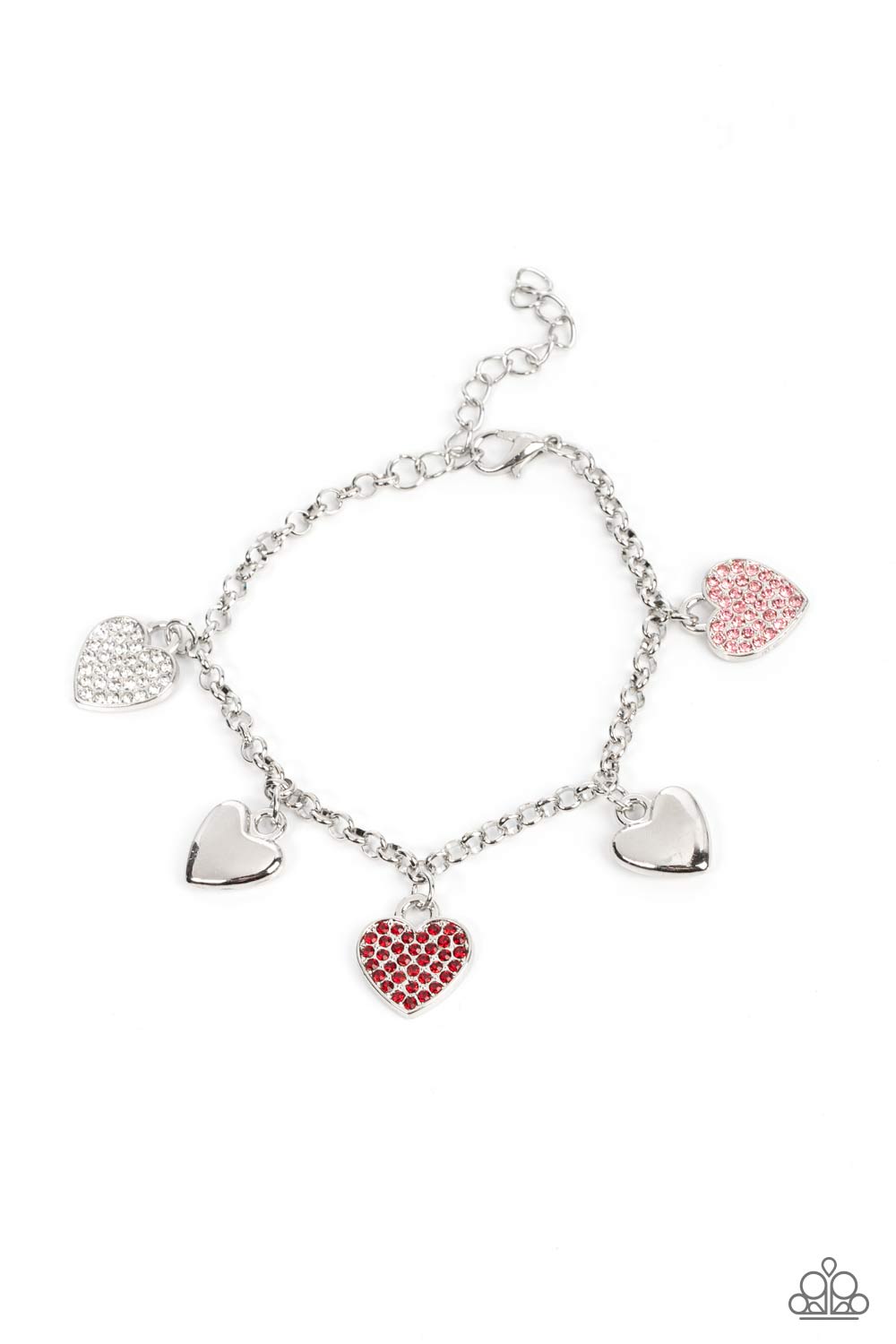 Lusty Lockets - Multi Paparazzi Accessories Bracelet $5 Jewelry with Janet Morgan Bracelets