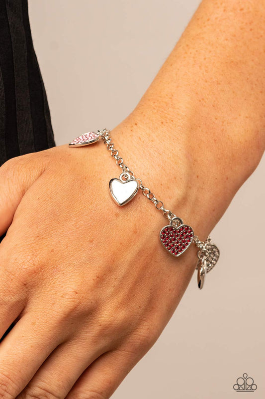 Lusty Lockets - Multi Paparazzi Accessories Bracelet $5 Jewelry with Janet Morgan Bracelets