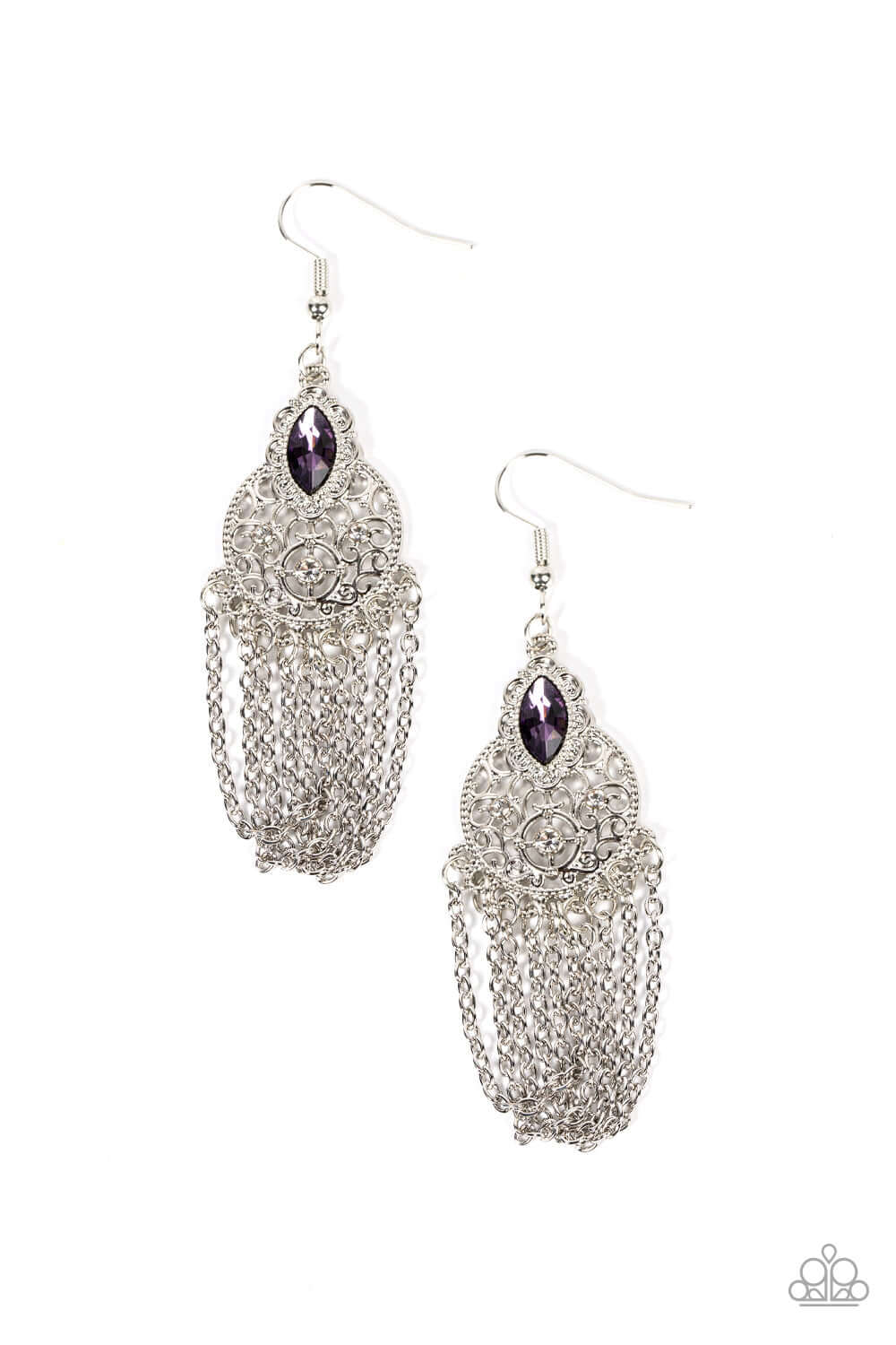 Pressed for CHIME - Purple Paparazzi Earrings $5 Jewelry with Janet Morgan Earrings