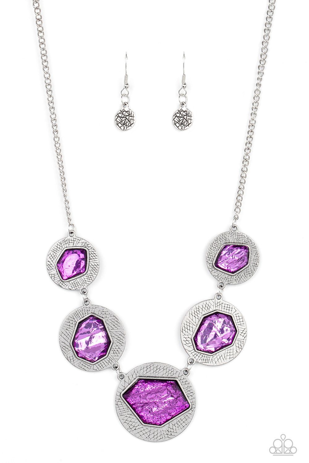 Raw Charisma - Paparazzi Accessories Purple Necklace $5 Jewelry with Janet Morgan Necklaces