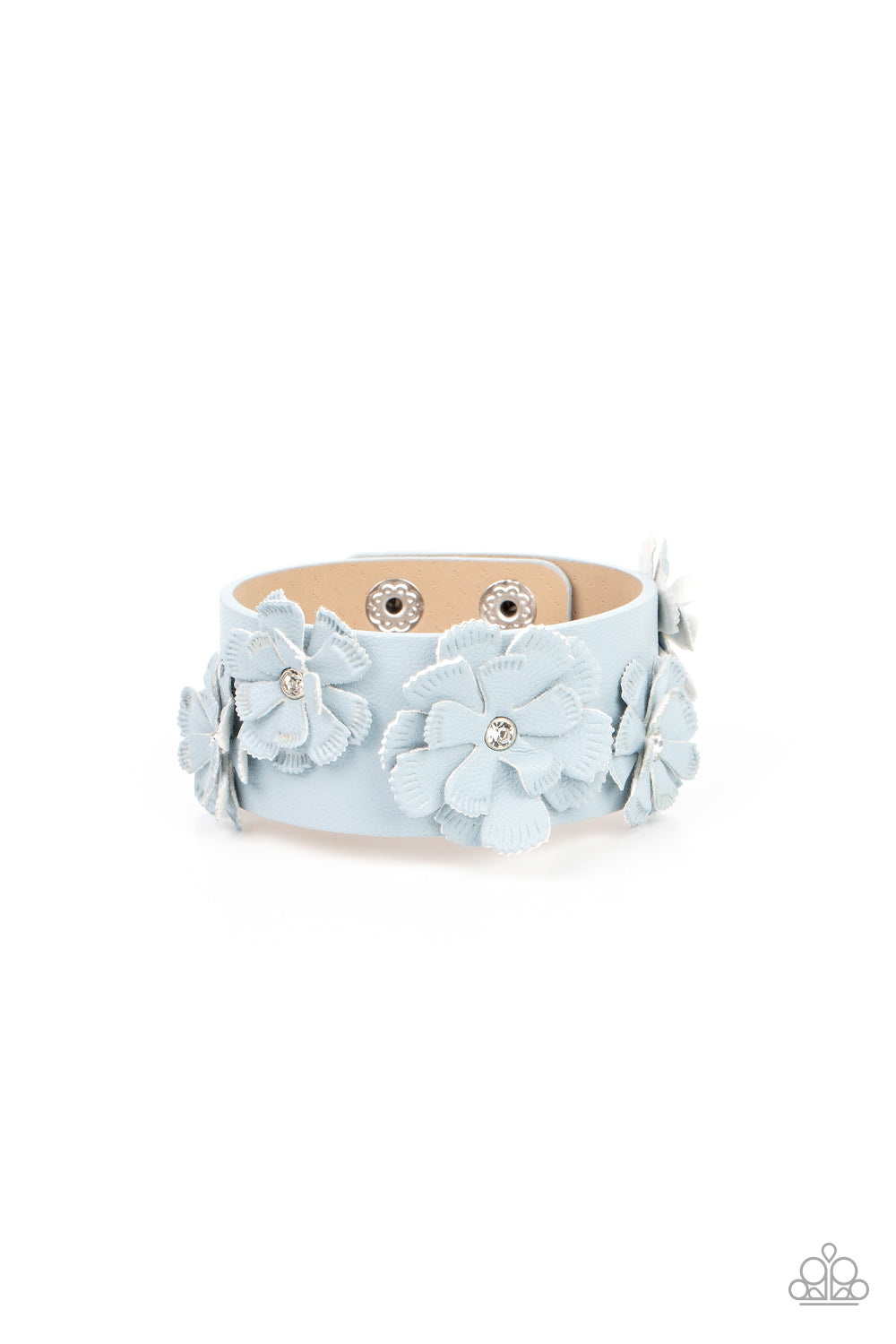 What Do You Pro-POSIES - Blue Paparazzi Accessories Bracelet $5 Jewelry with Janet Morgan Bracelets