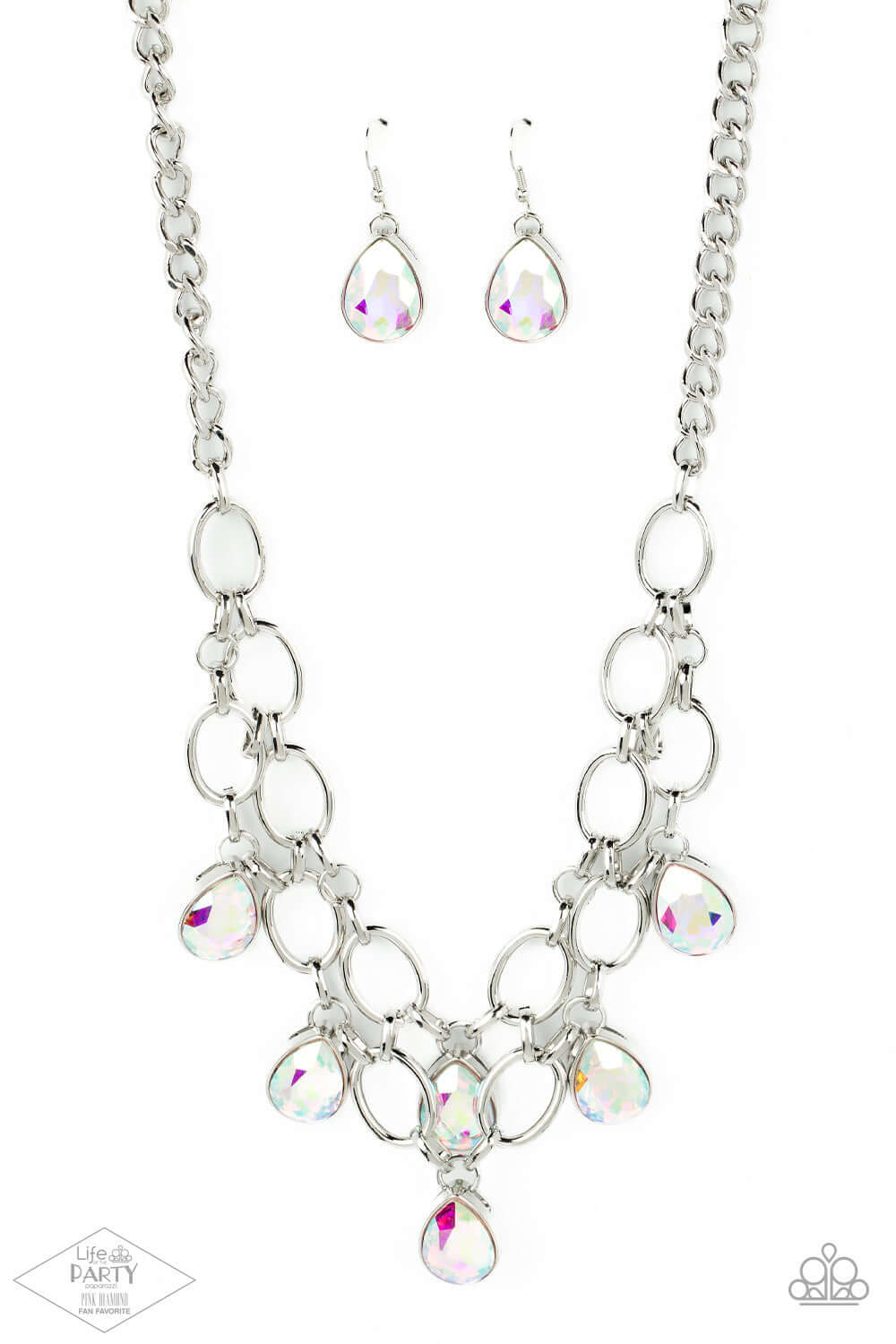 Show-Stopping Shimmer - Paparazzi Accessories Multi Necklace Life of the Party $5 Jewelry with Janet Morgan Necklaces