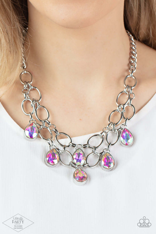 Show-Stopping Shimmer - Paparazzi Accessories Multi Necklace Life of the Party $5 Jewelry with Janet Morgan Necklaces