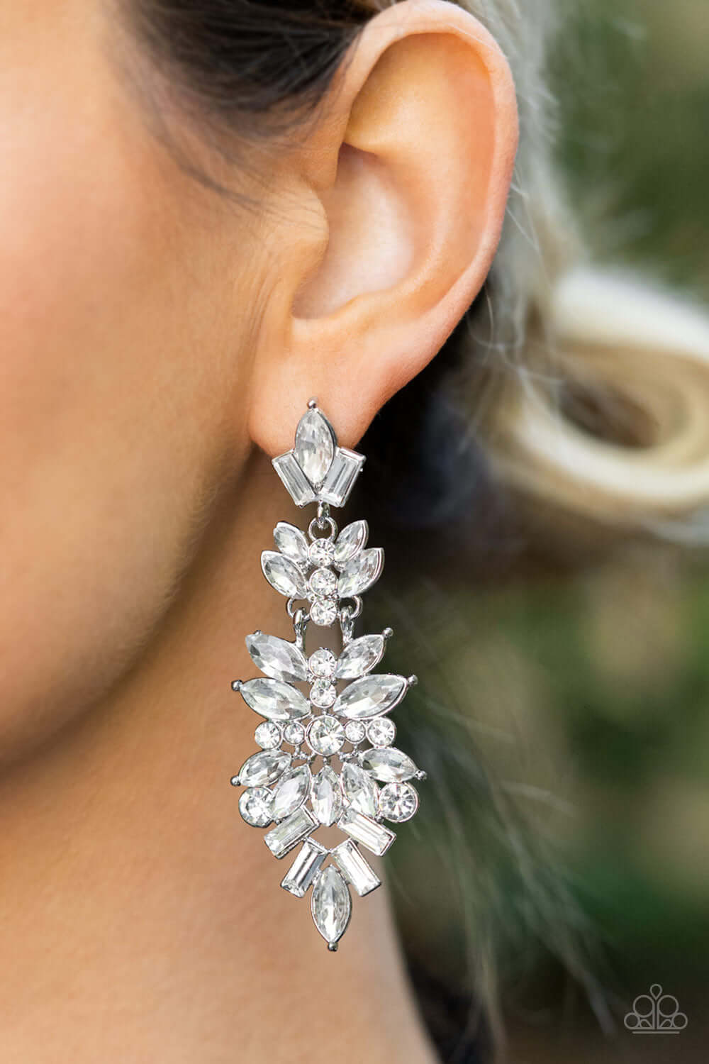 Frozen Fairytale Paparazzi Accessories Silver Earrings $5 Jewelry with Janet Morgan EARRINGS