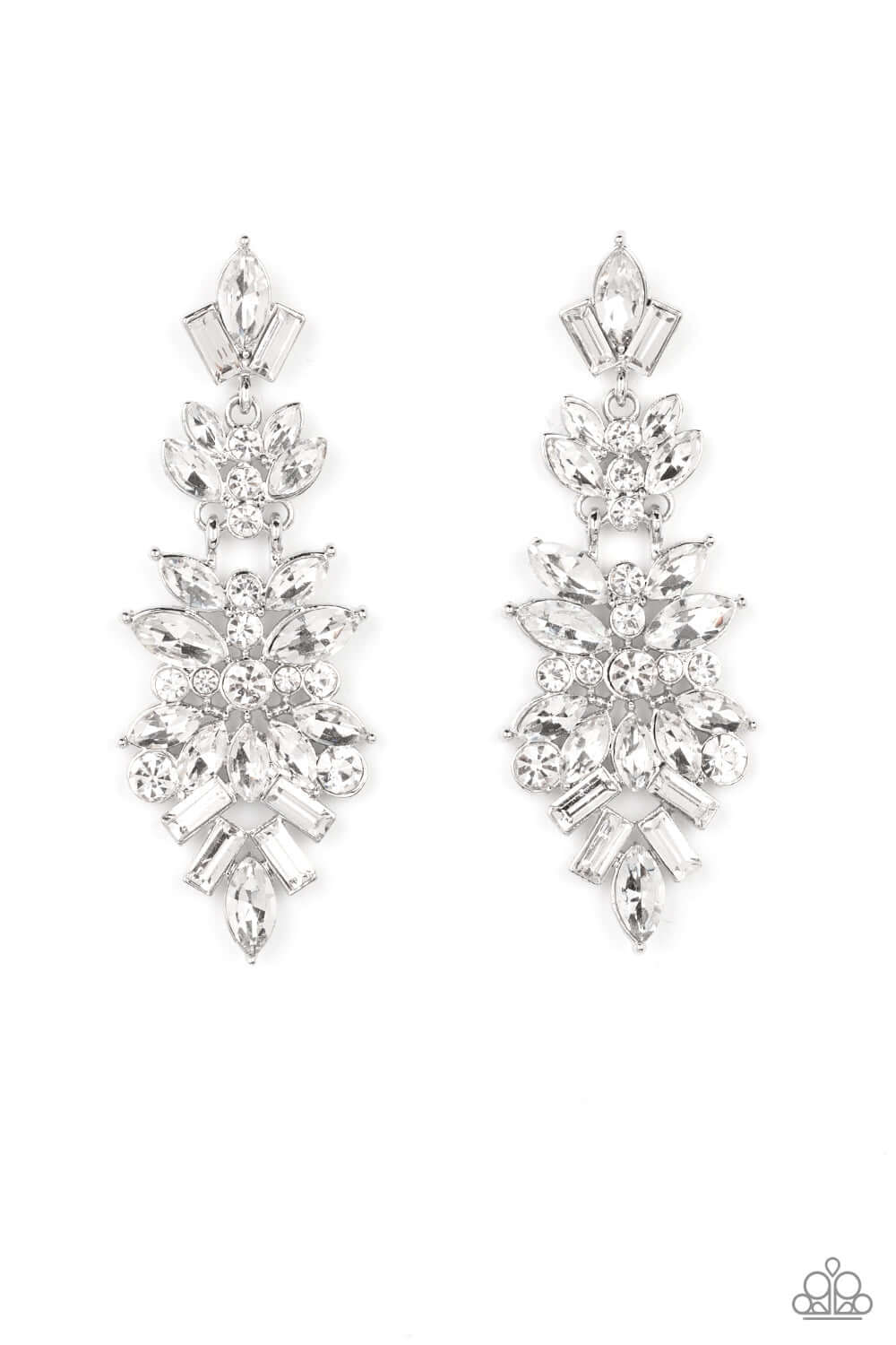 Frozen Fairytale Paparazzi Accessories Silver Earrings $5 Jewelry with Janet Morgan EARRINGS