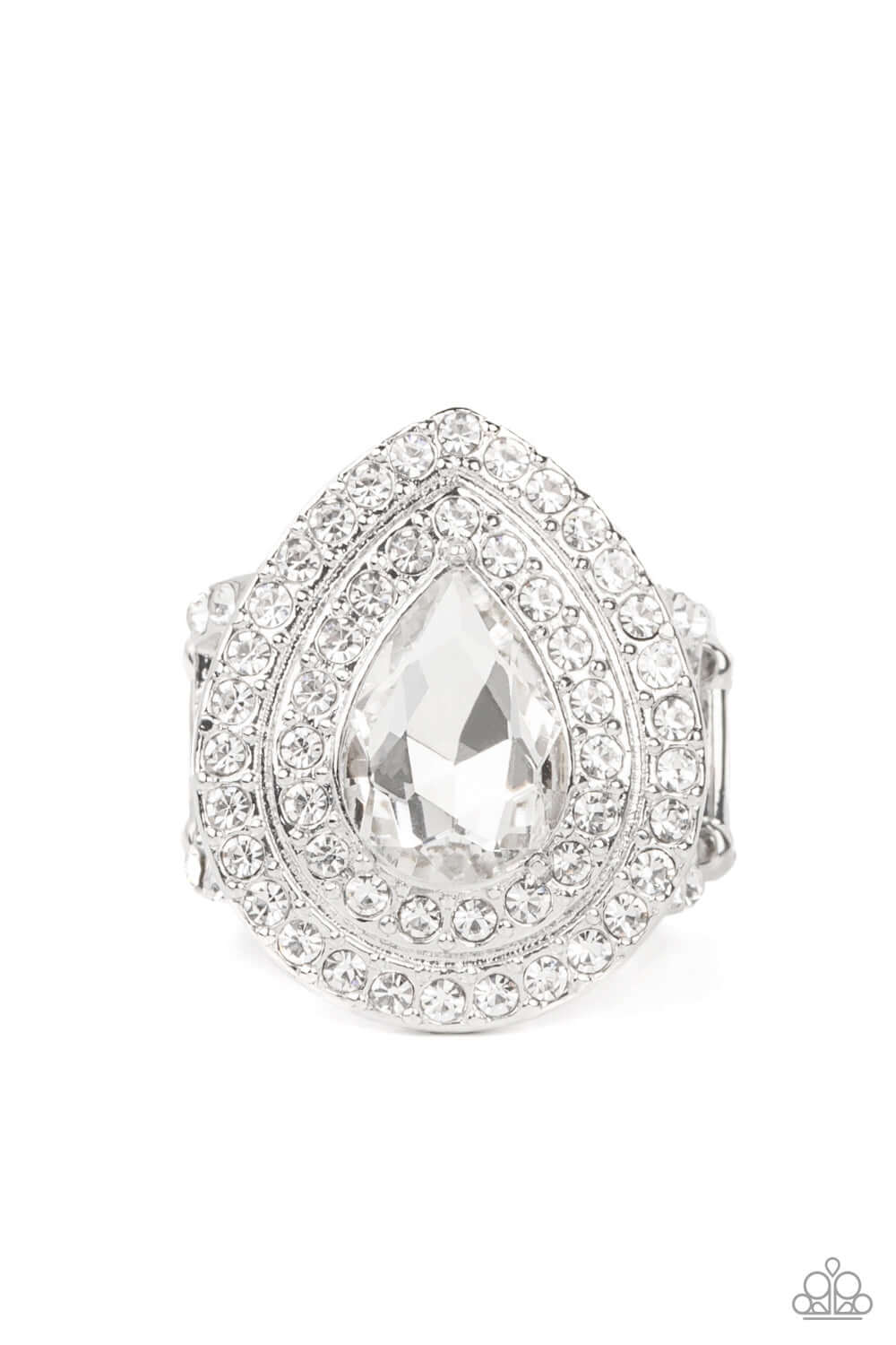 Icy Indulgence Paparazzi Accessories Ring $5 Jewelry with Janet Morgan rings