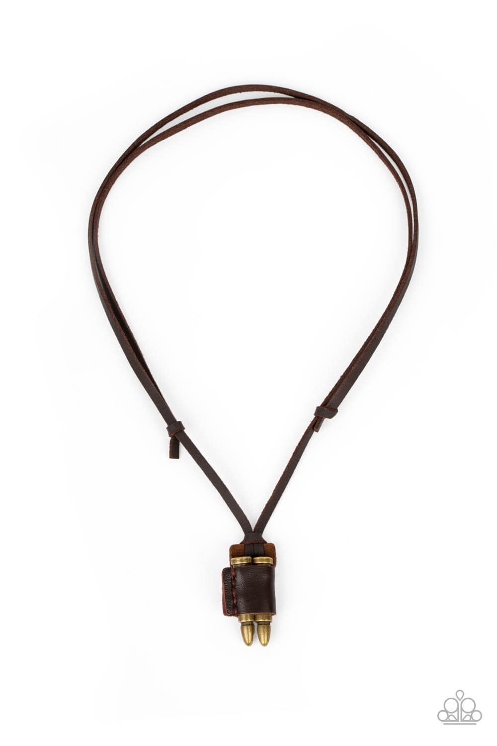 On the Lookout - Paparazzi Accessories Brass Mens Necklace $5 Jewelry with Janet Morgan Necklace