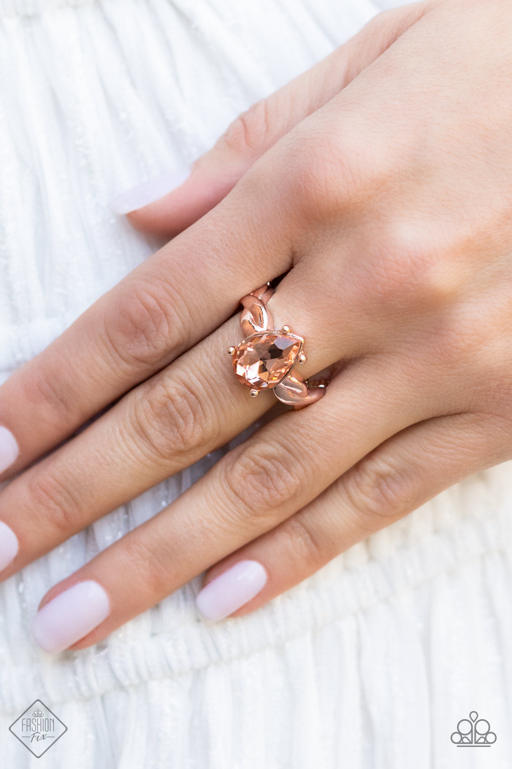 Law of Attraction - Rose Gold Paparazzi Ring $5 Jewelry with Janet Morgan rings