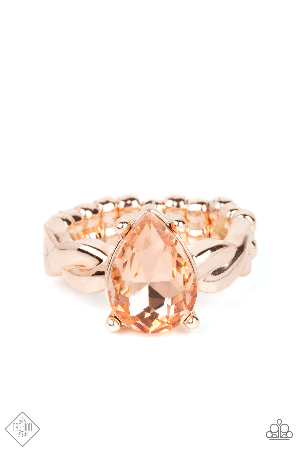 Law of Attraction - Rose Gold Paparazzi Ring $5 Jewelry with Janet Morgan rings