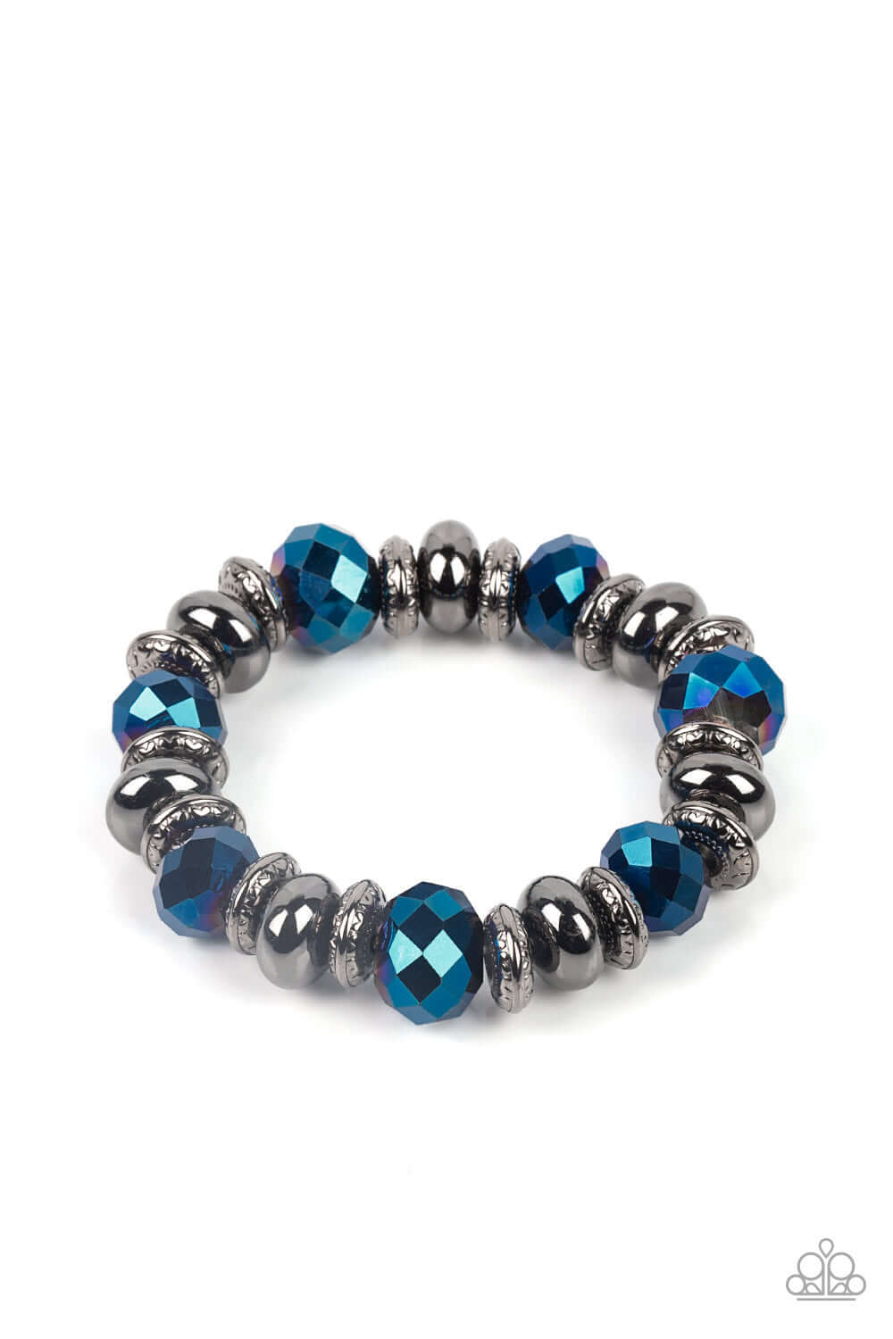 Power Pose - Blue Paparazzi Accessories Bracelet $5 Jewelry with Janet Morgan Bracelets