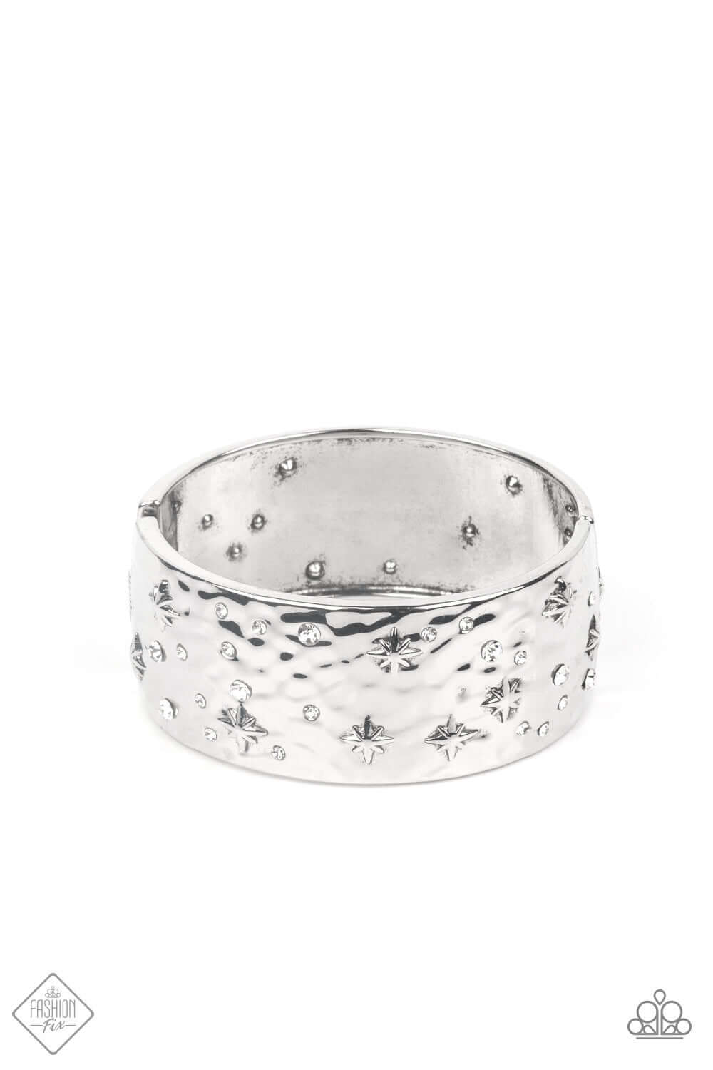 Across the Constellations -Paparazzi Accessories White $5 Jewelry with Janet Morgan Bracelets