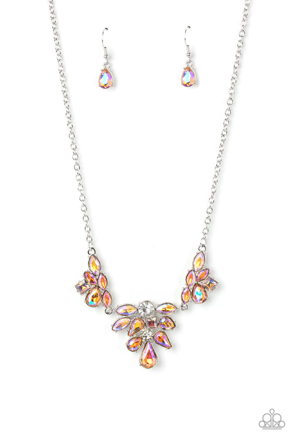 Completely Captivated - Paparazzi Accessories Orange Necklace $5 Jewelry with Janet Morgan Necklace