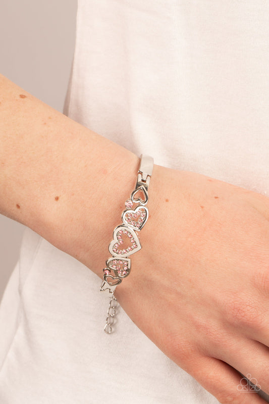 Seriously Smitten - Pink Paparazzi Bracelet $5 Jewelry with Janet Morgan Bracelets